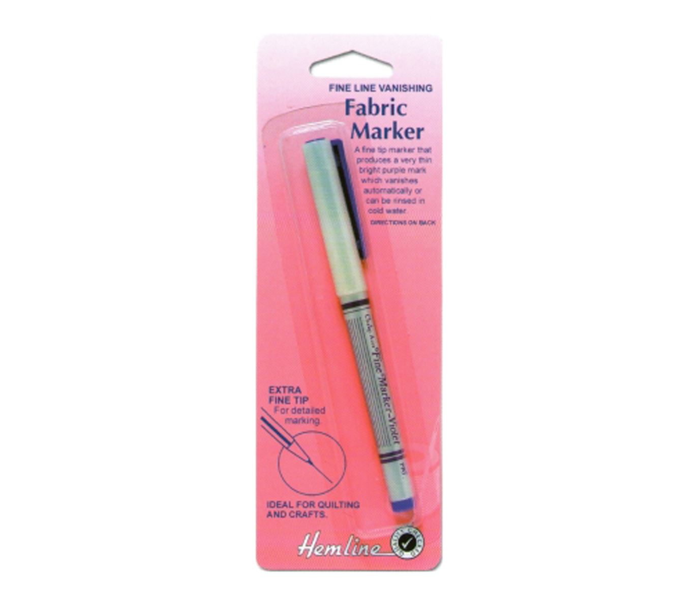 Hemline fabric marker clearance